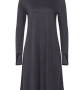Una Tulip Sleeve Cotton Nightgown | Black Pearl 74772-2183
